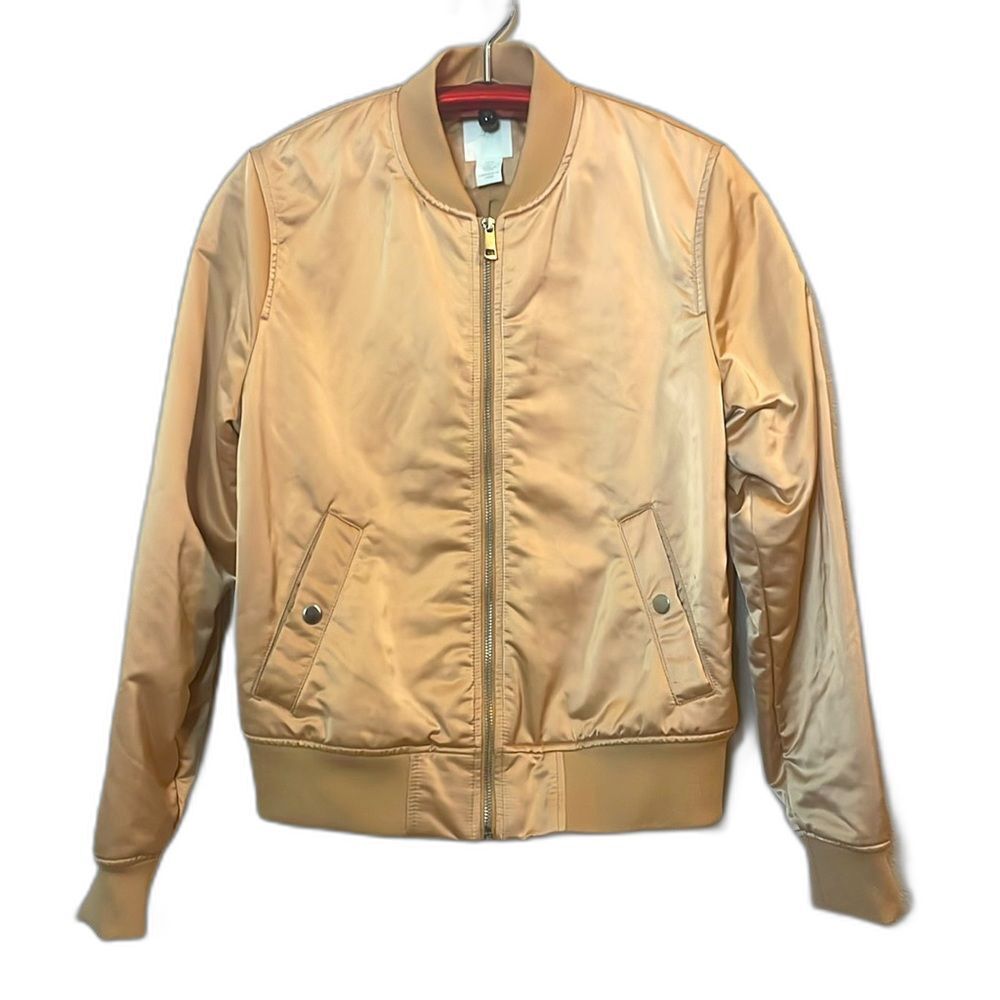 H&M satin baseball bomber jacket